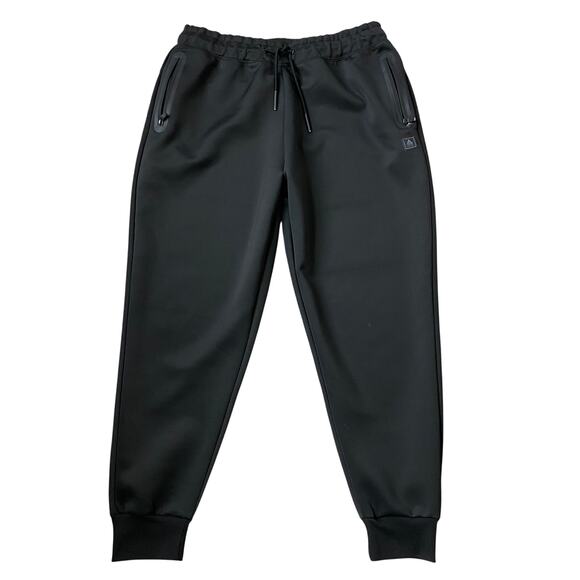 Athletex Performance Apparel Jogger Sweatpants Men XL Black Zip Pocket Comfort - Picture 1 of 10